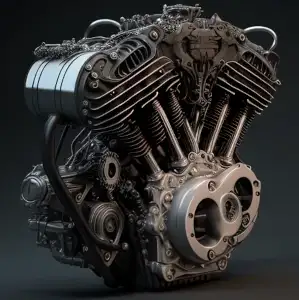 V-Twin Motorized Bicycle - Unleash the Beast