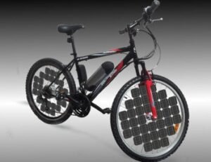 Solar powered ebike
