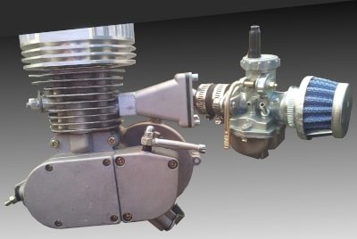 Reed valve engine