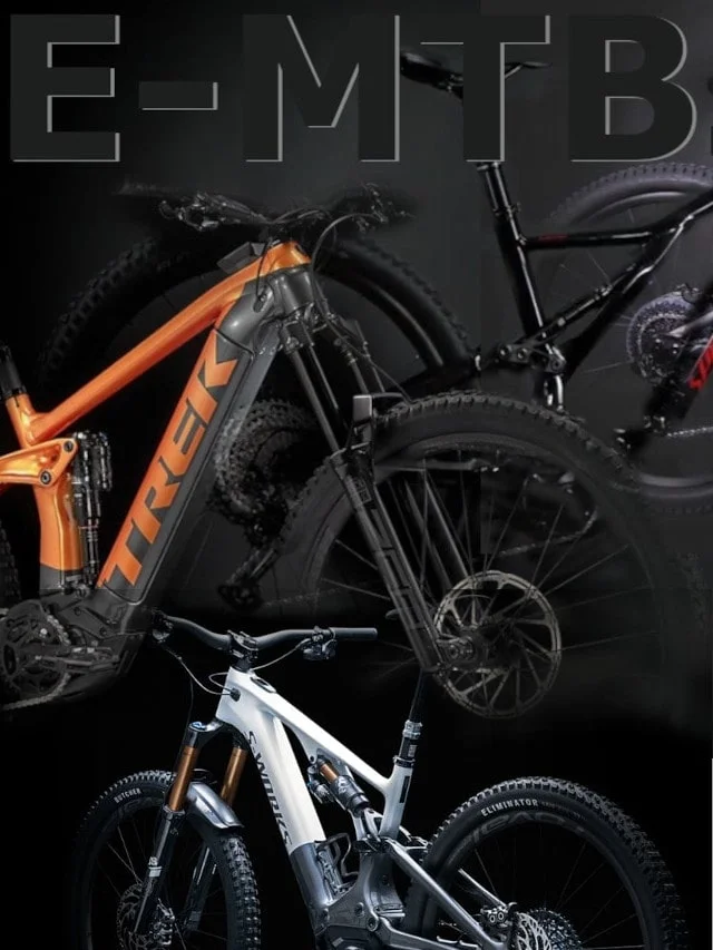 Cannondale, Trek, Specialized and Frey e-MTBs