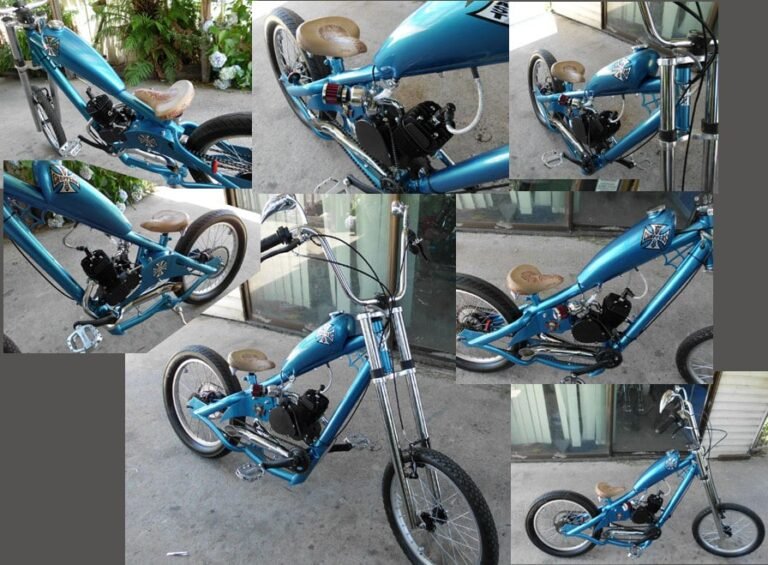 Blue Dew bobber bike
